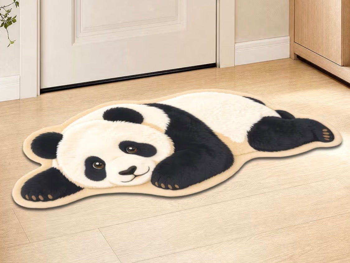 Preorder Panda Shaped Bath/Bedroom/Kitchen Rug