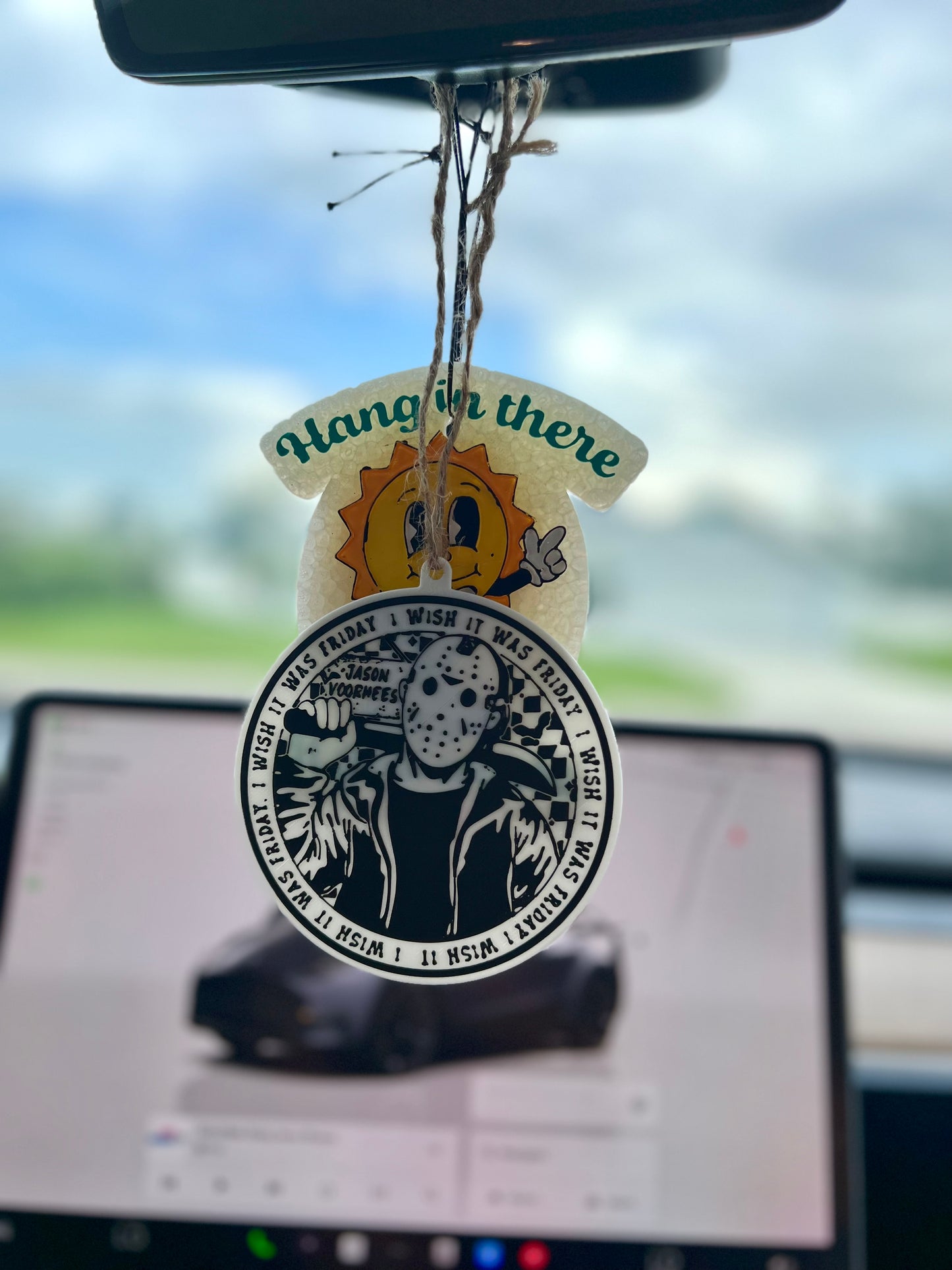 Made by Mike: I Wish It Was Friday Car Ornament