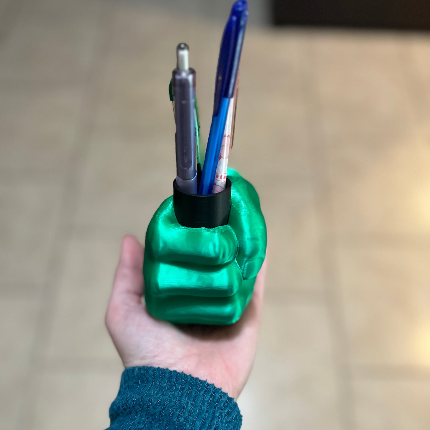 Made by Mike: Smash Hand Pen Holder