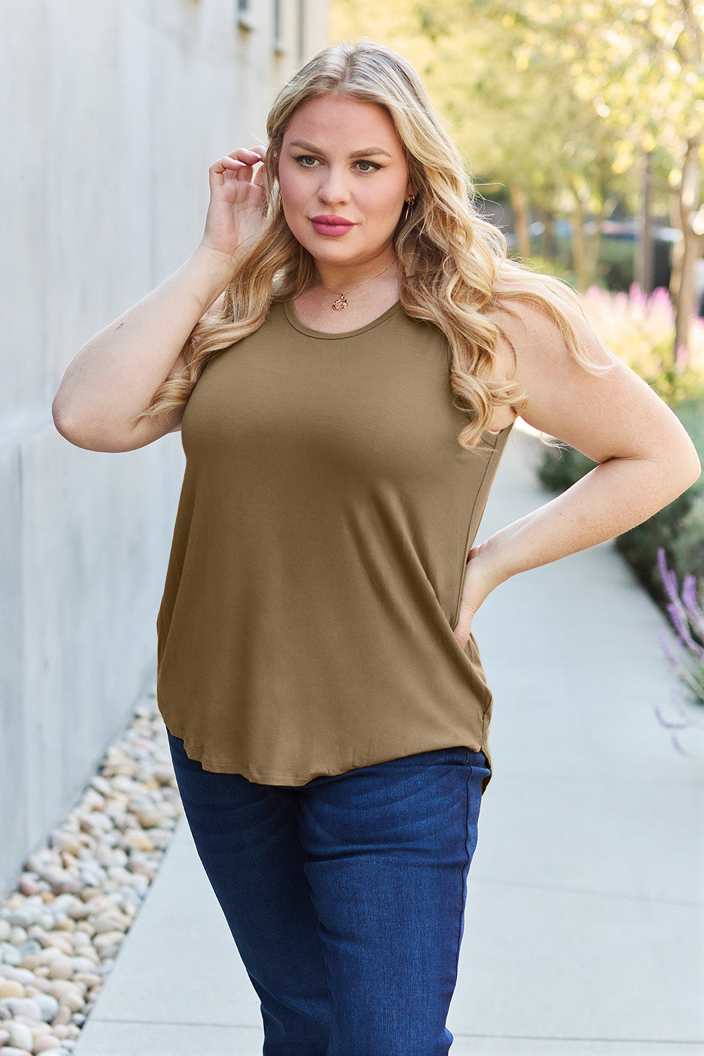 Basic Bae Full Size Round Neck Tank - in 5 Colors!