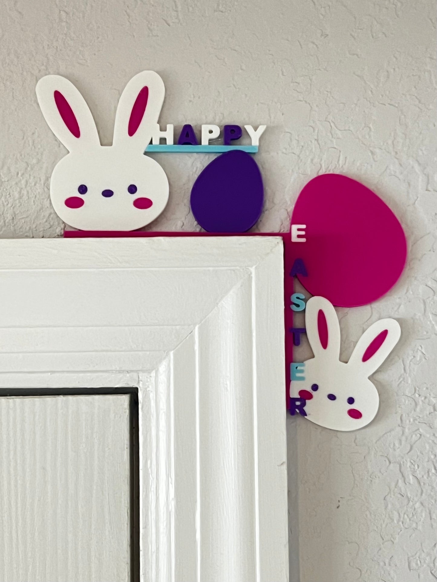 READY TO SHIP Made by Mike: Happy Easter Door Frame Corner