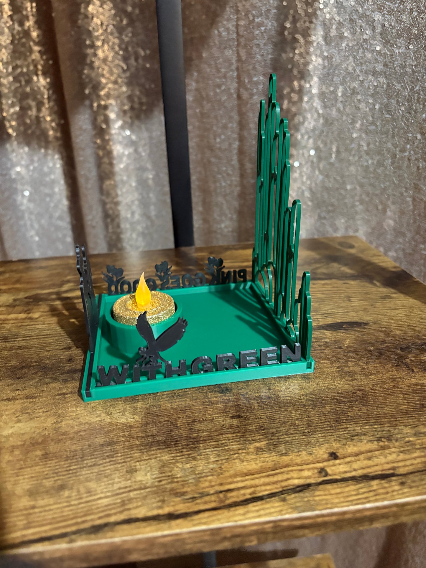 Made by Mike: Green City Tea Light Holder