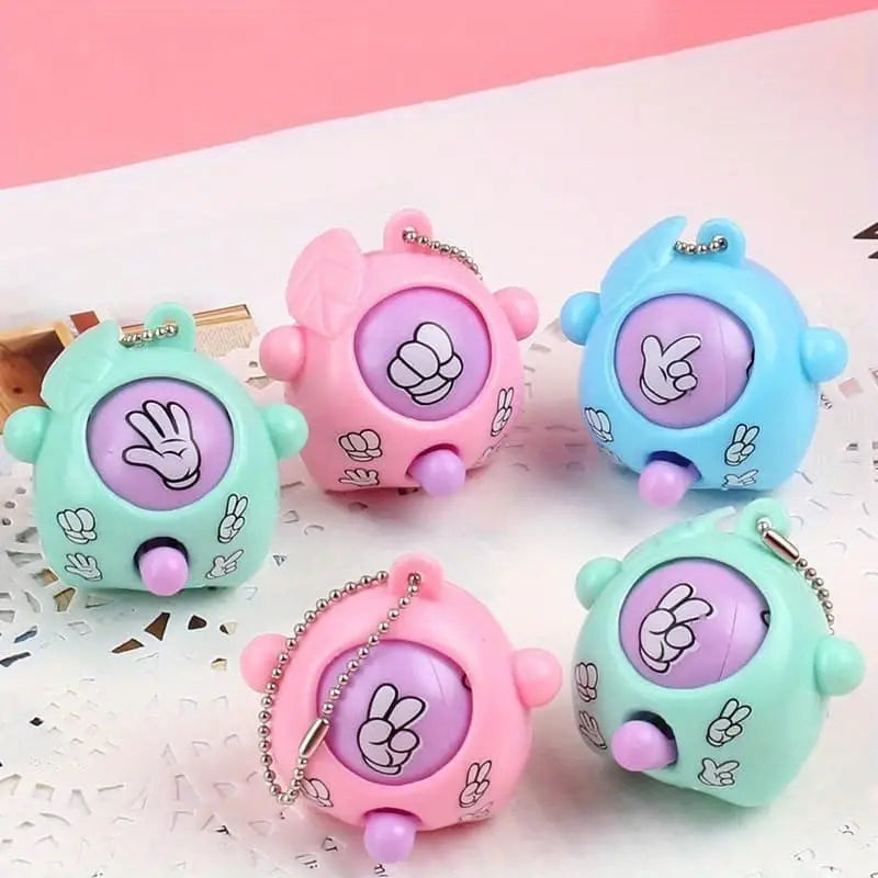 2 Mystery Color Rock, Paper, Scissors Fidget