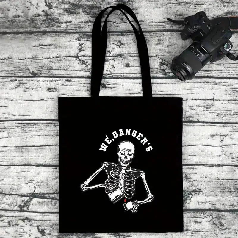We Dangers Skeleton Tote - Fill a Bag