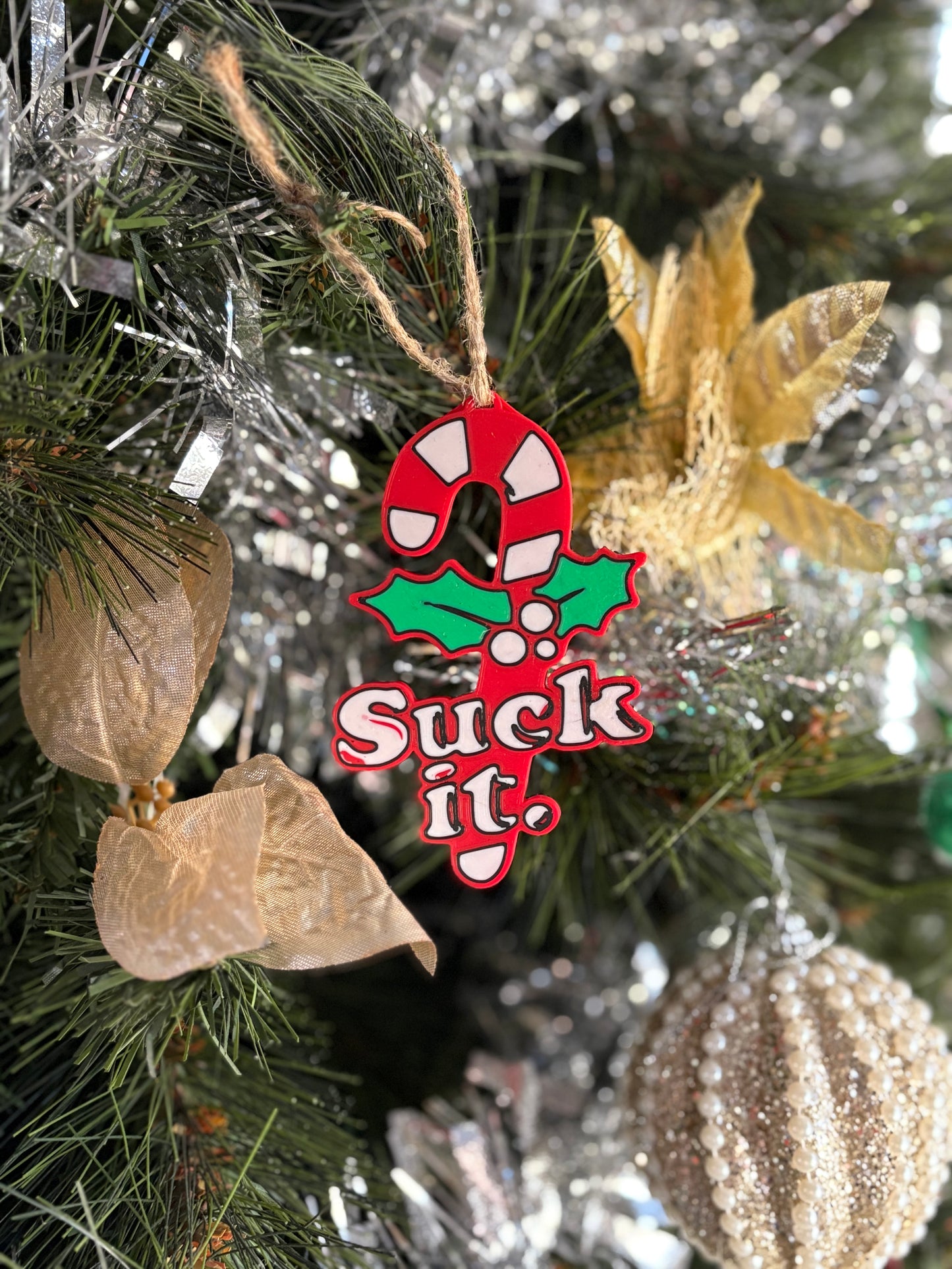 Made by Mike: Suck It Ornament