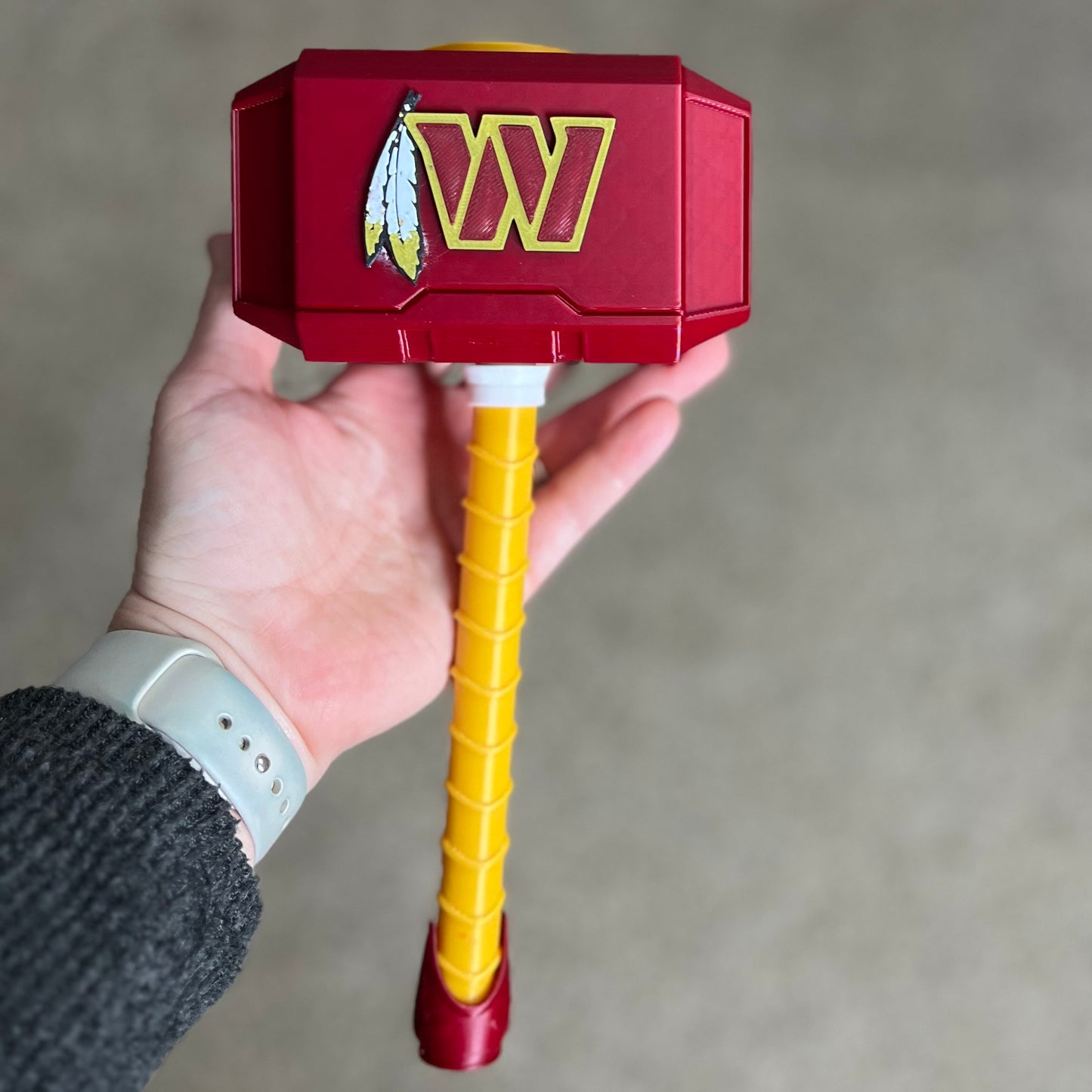Made by Mike: Team Hammer 3D Printed