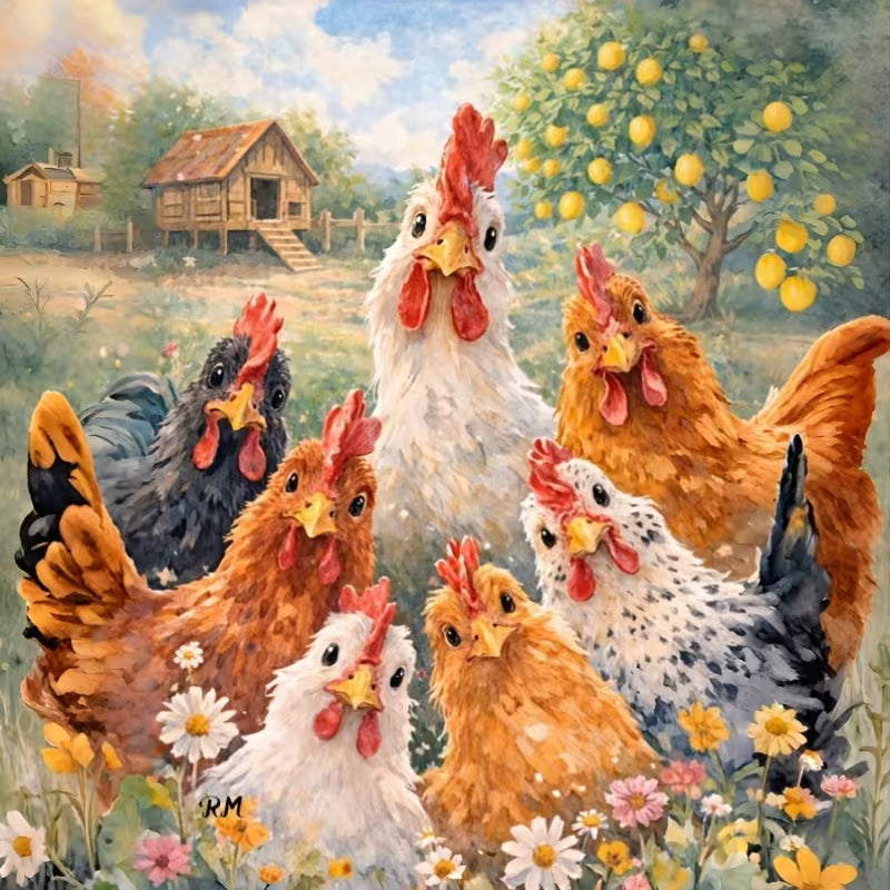 Preorder Chicken Diamond Art Painting Kit