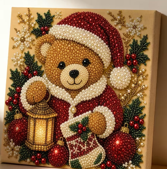 Preorder Christmas Bear Pearl Painting Kit
