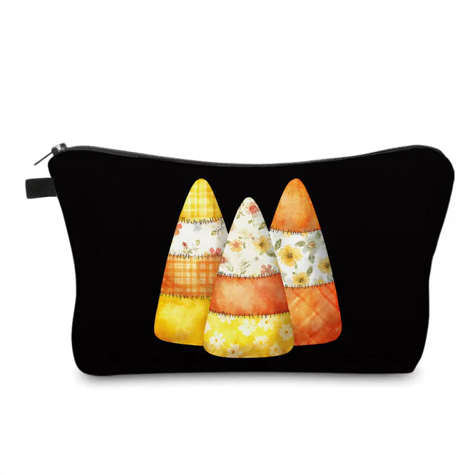 Halloween Fall - Quilt Candy Corn Water Resistant Pouch
