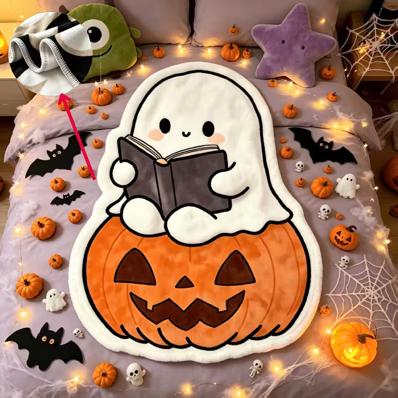Preorder Reading Ghost Shaped Blanket