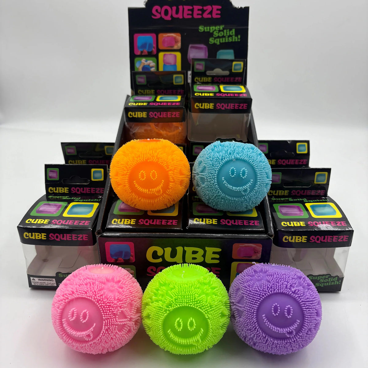 Mystery Color Smiley Sress Ball Squishy