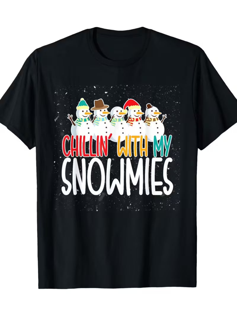 Unisex Snowmies Vinyl Graphic T-Shirt