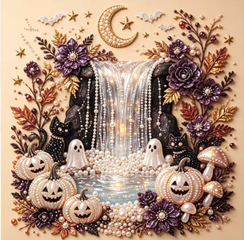 Ghost Waterfall Pearl Painting