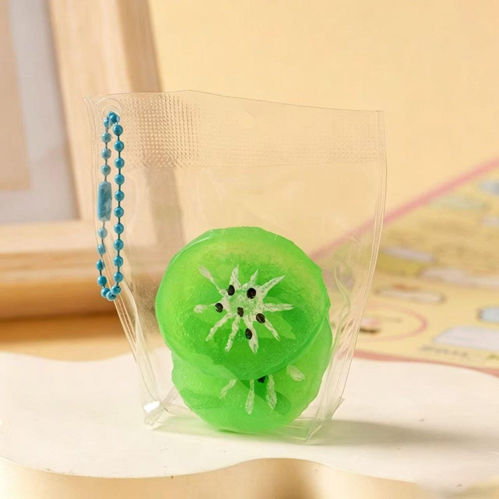 Fruit Squishy Key Ring - Kiwi