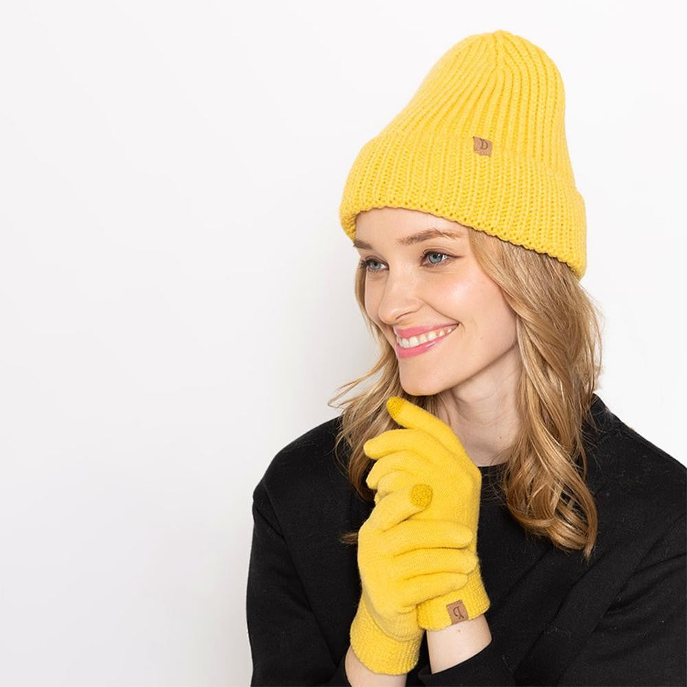 Solid Color Knit Beanie