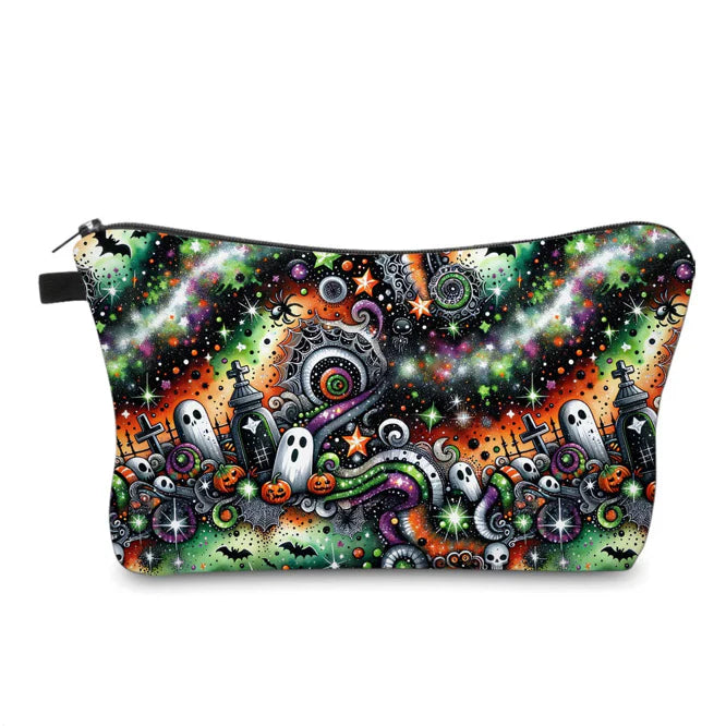 Halloween Fall - Ghost Graveyardl Water Resistant Pouch