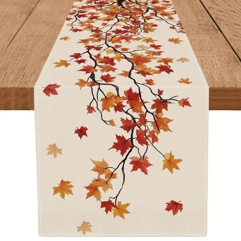 Preorde Maple Leaf Table Runner