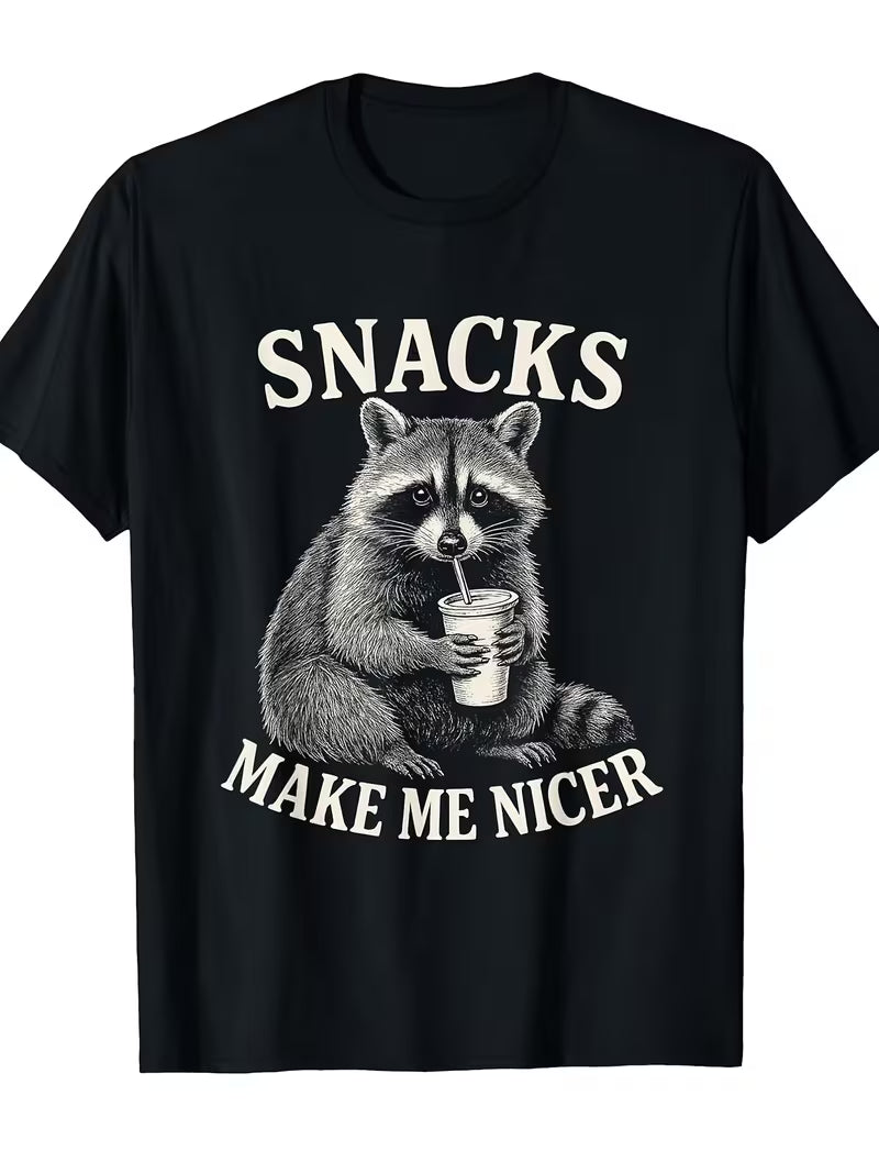 Unisex Snacks Vinyl Graphic T-Shirt