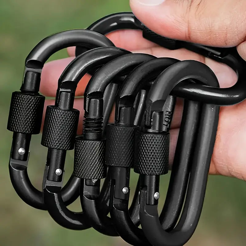 2 Heavy Duty Aluminum Carabiner