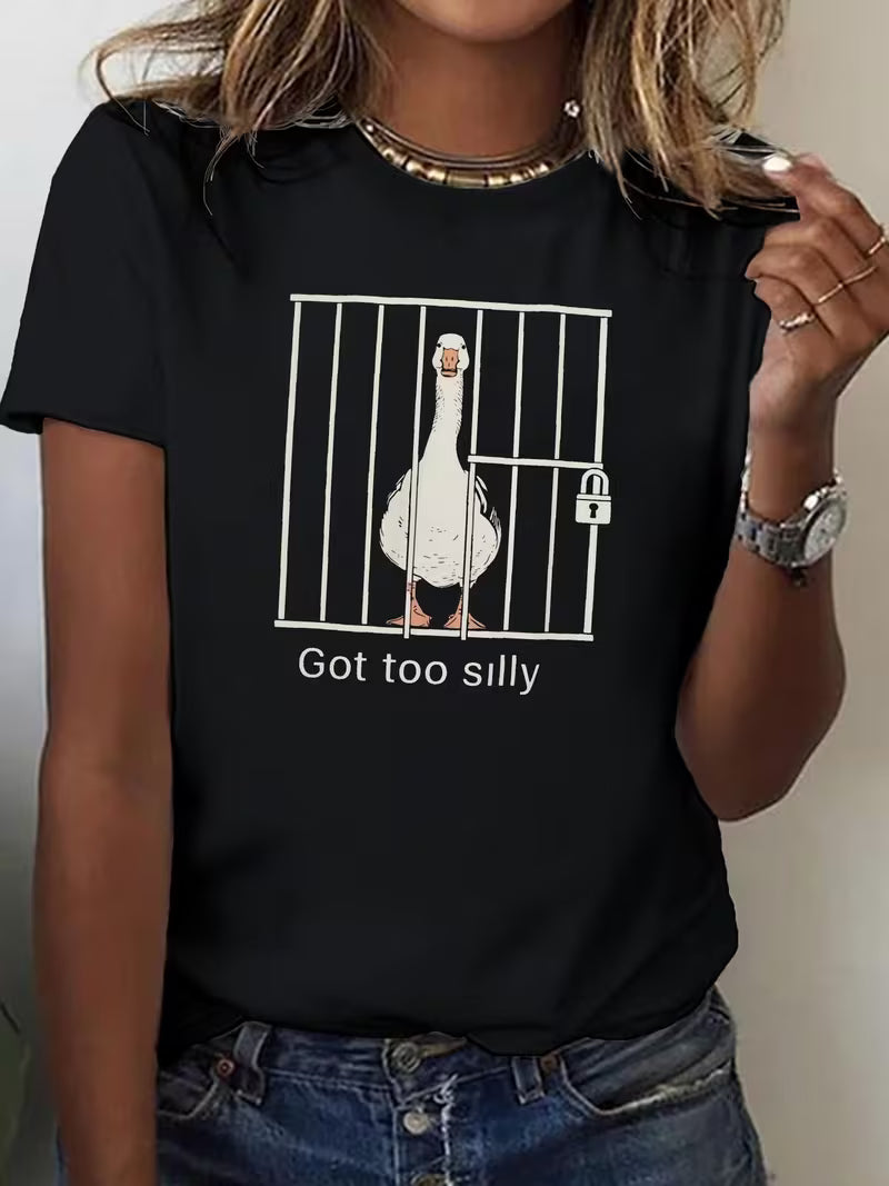 Women's Got To Silly Vinyl Graphic T-Shirt