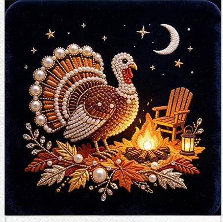 Preorder Turkey Campfire Pearl Painting Kit