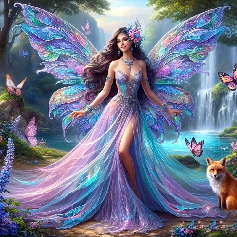 8 x 8 Fairy Diamond Art