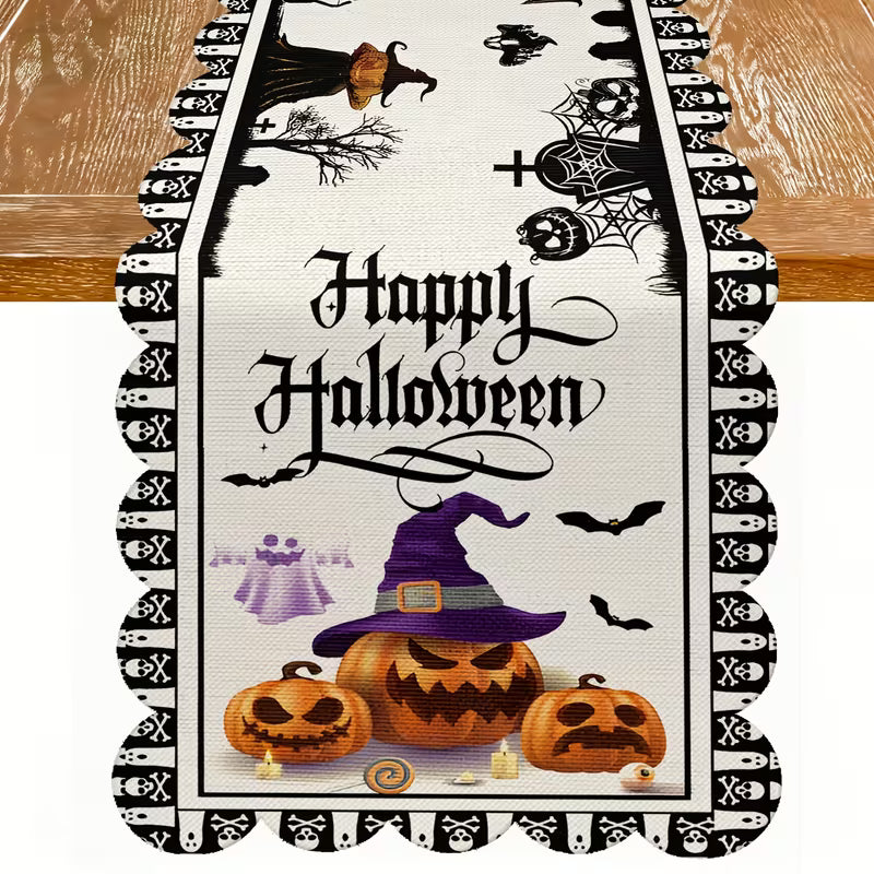 Happy Halloween Table Runner