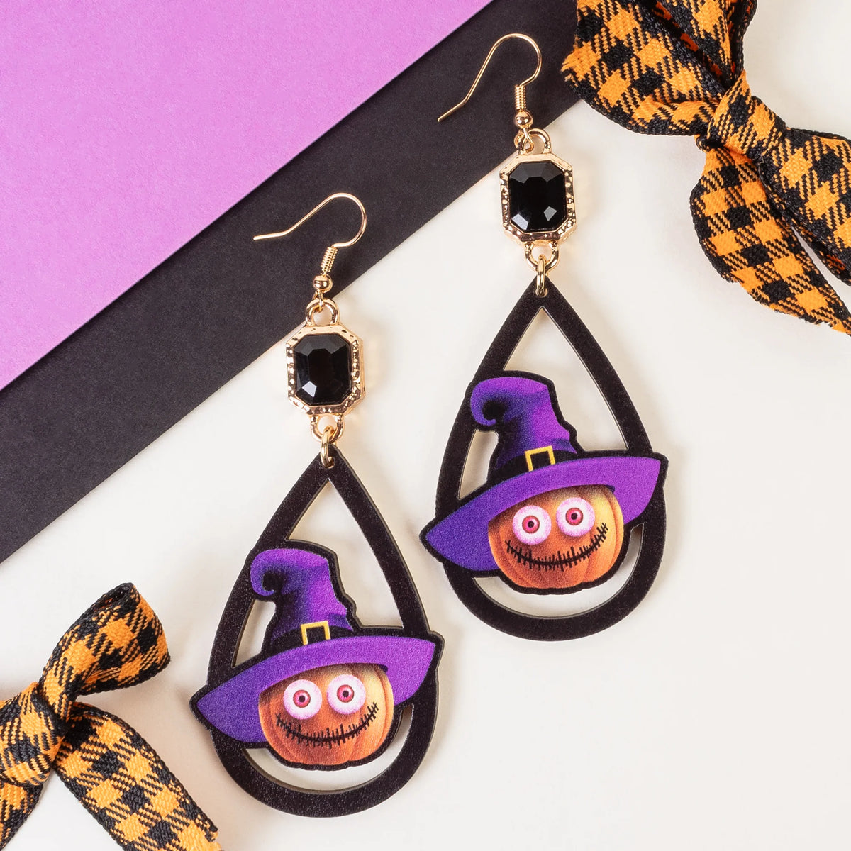 Halloween Earrings - Purple