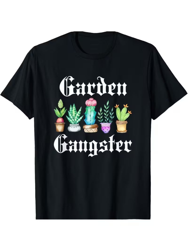 Unisex Garden Gangster Vinyl Graphic T-Shirt