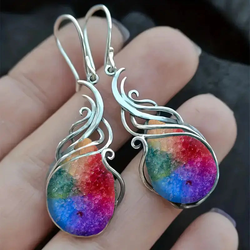 Colorful Retro Earrings