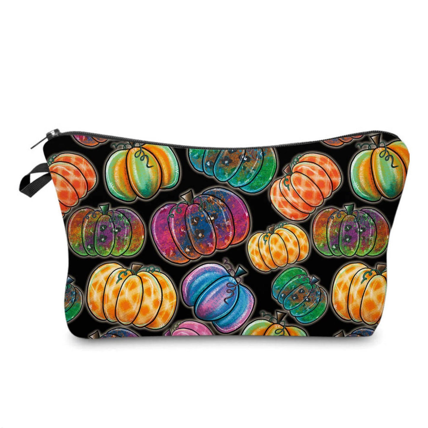 Halloween Fall - Pumpkin, Colorful Water Resistant Pouch