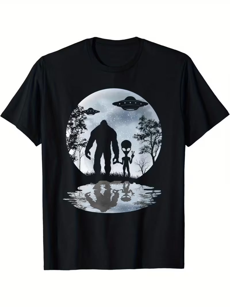 Bigfoot & Alien UNISEX Vinyl Graphic
