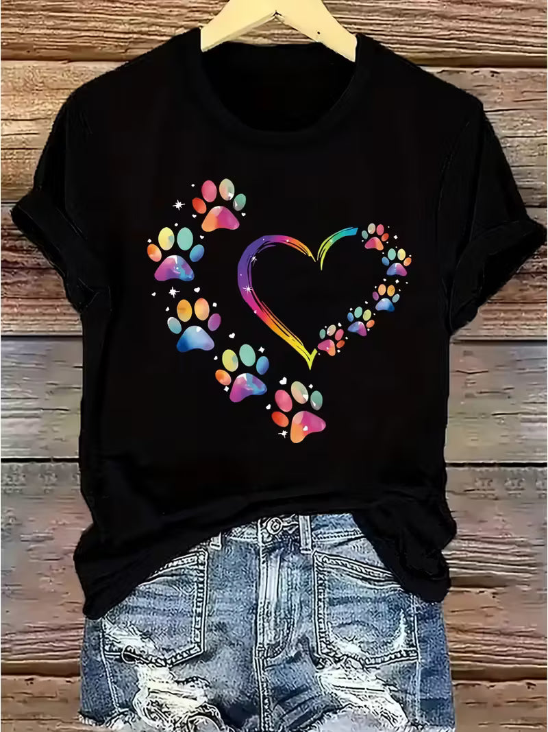 Preorder Women's Paw Heart T-Shirt
