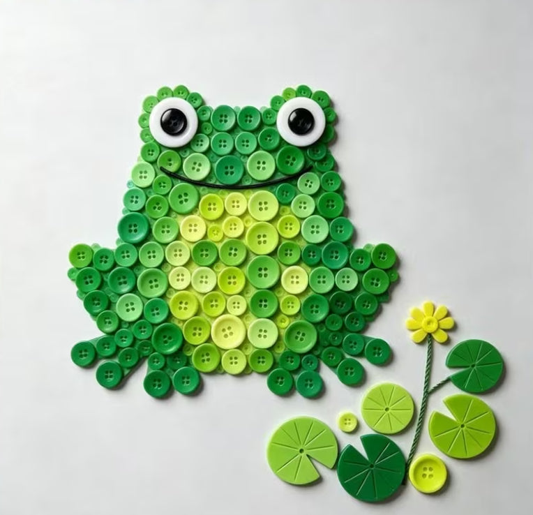 Preorder Frog Button Diamond Art Painting Kit