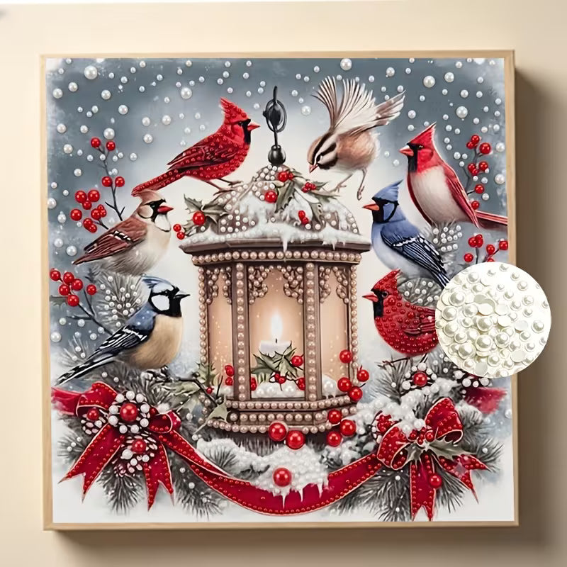 Preorder Cardinal Pearl Diamond Art Painting Kit