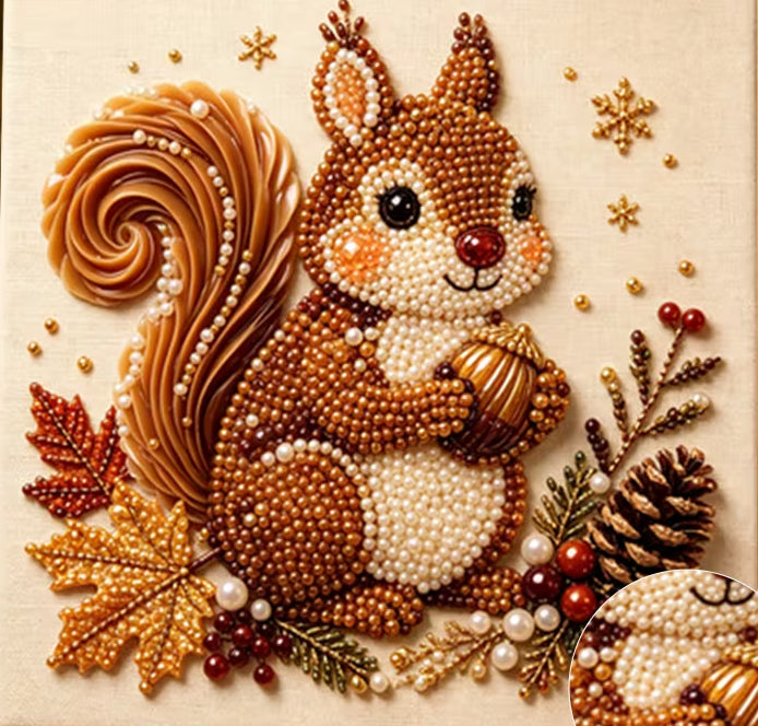 Preorder Squirrel Pearl Painting Kit