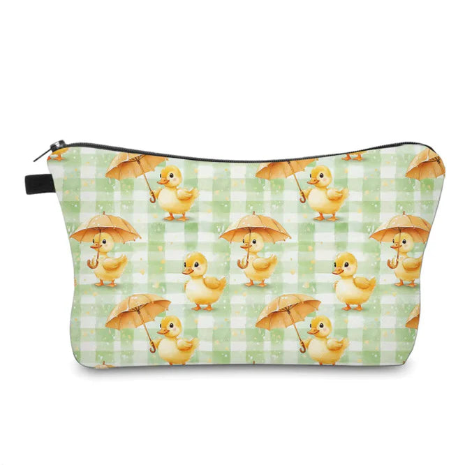 Animal, Rain Umbrella Duck Gingham Water Resistant Pouch
