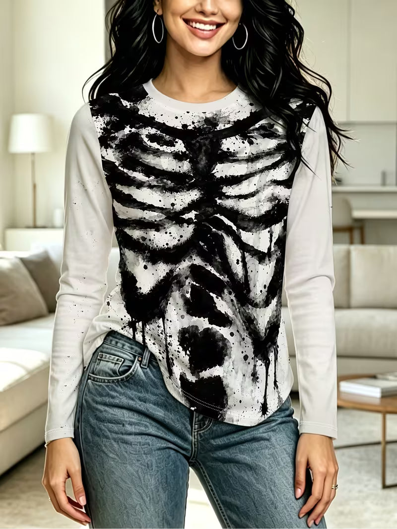 Preorder Skelton Long Sleeve Shirt