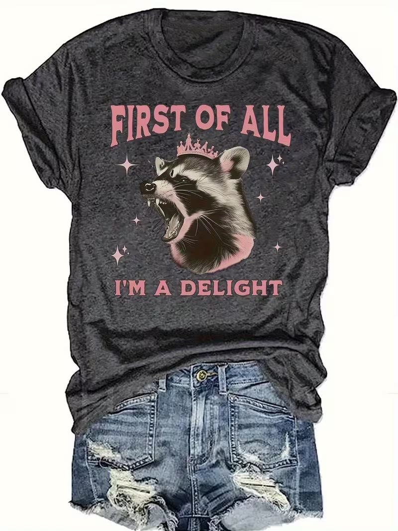 Unisex First Off All Vinyl Graphic T-Shirt