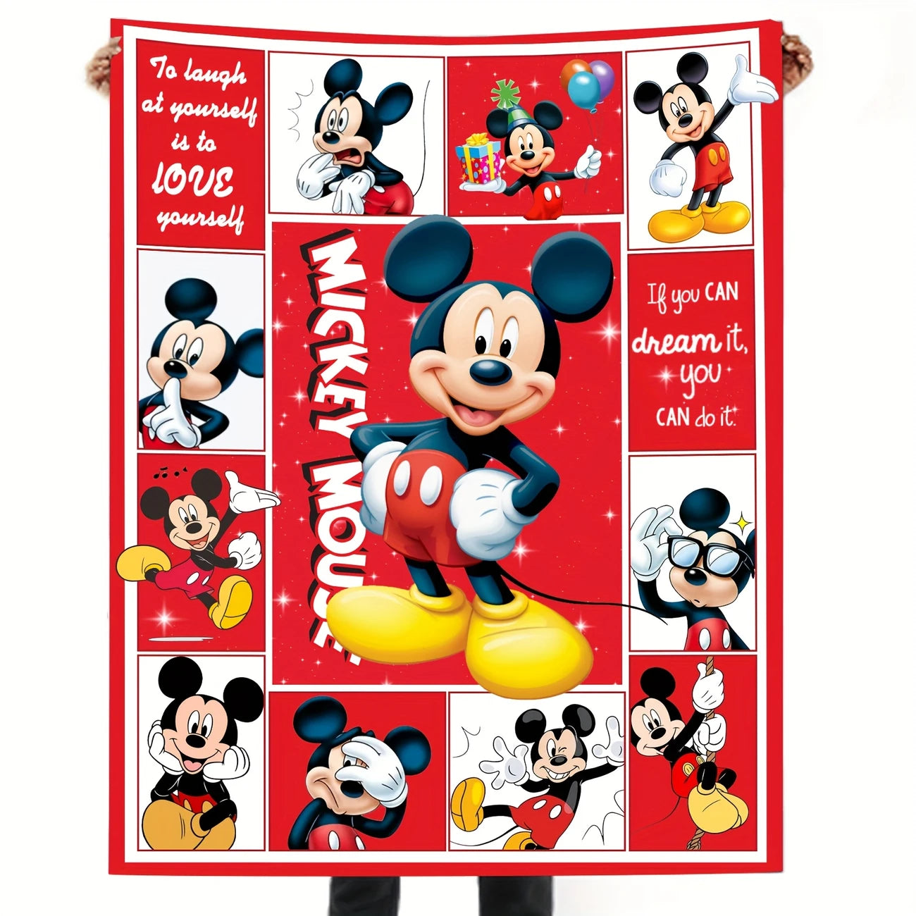 Red Mouse Blanket 40 x 50