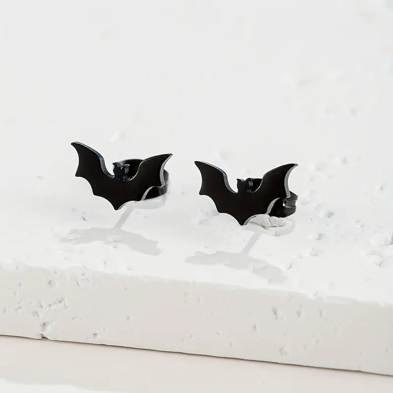 Bat Stud Earrings