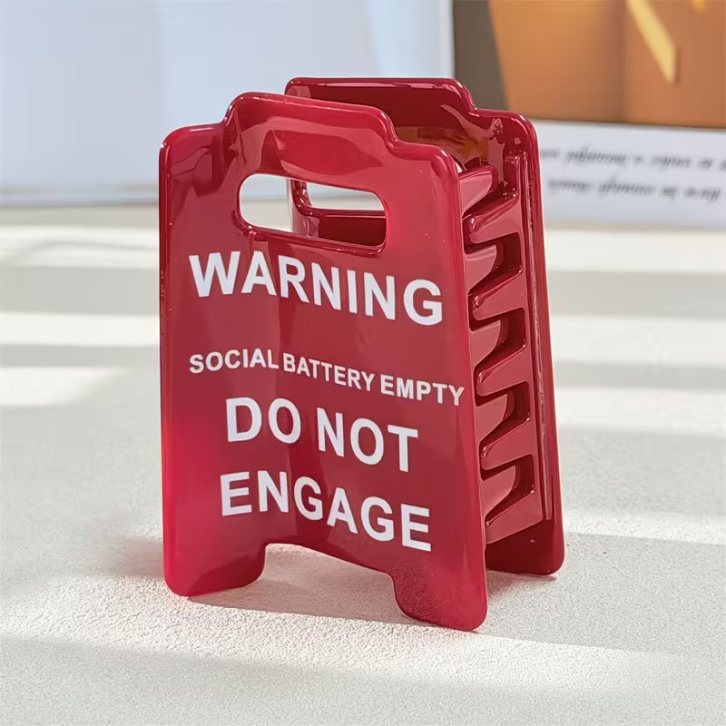 Warning Do Not Engage Hair Clip