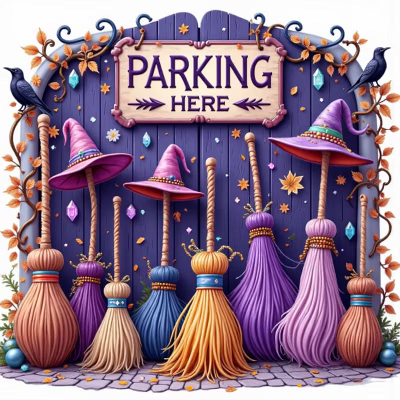 Parking Here Diamond Art Painting