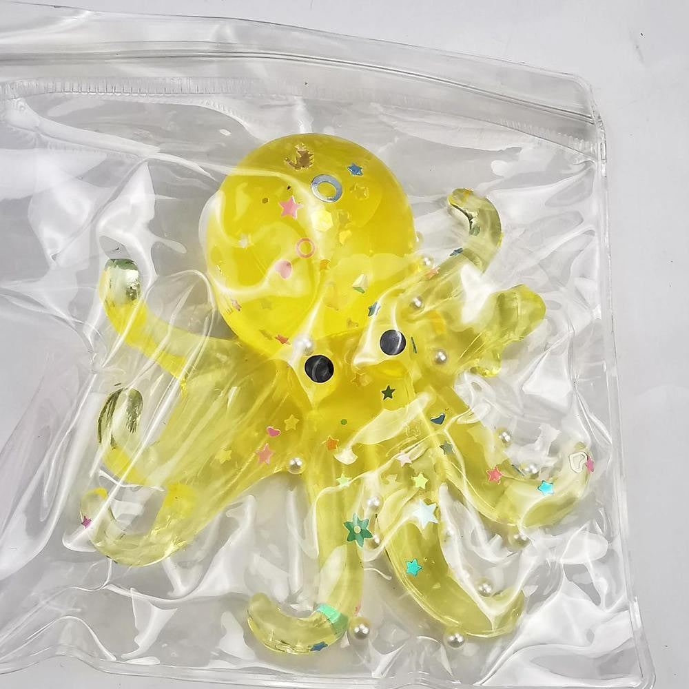Preorder Translucent Jelly Octopus Squishy Toy