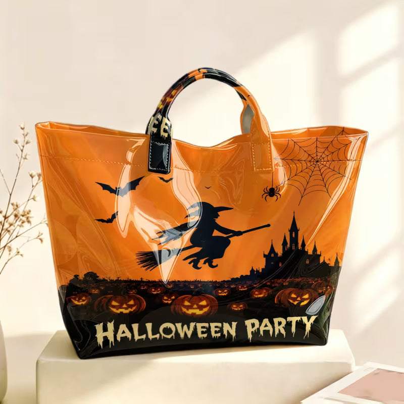 Glossy PVC Halloween Parrty Tote Bag