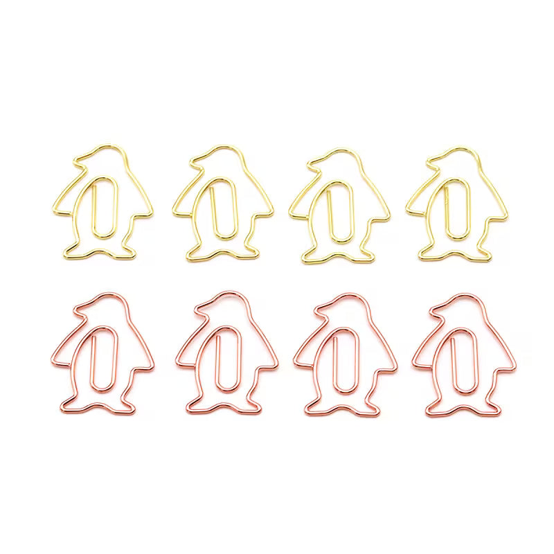 10 Penguin Paper Clips