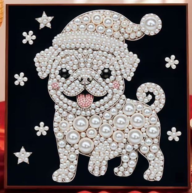 Preorder Christms Puppy Pearl Painting Kit