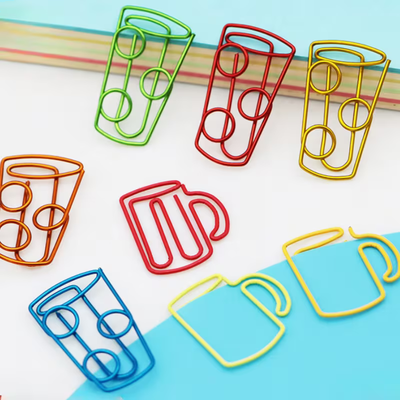 10 Random Coffee Paper Clips