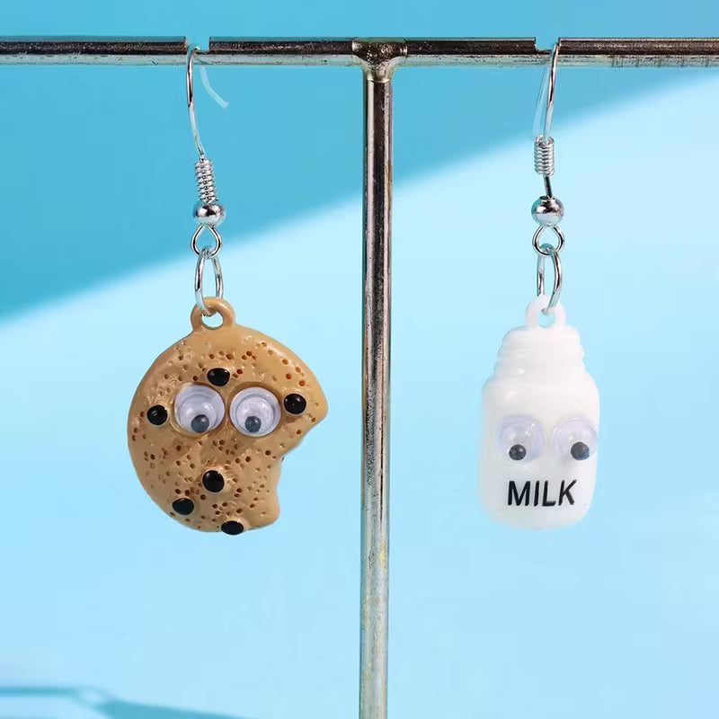 Cookie and Milk Earrings