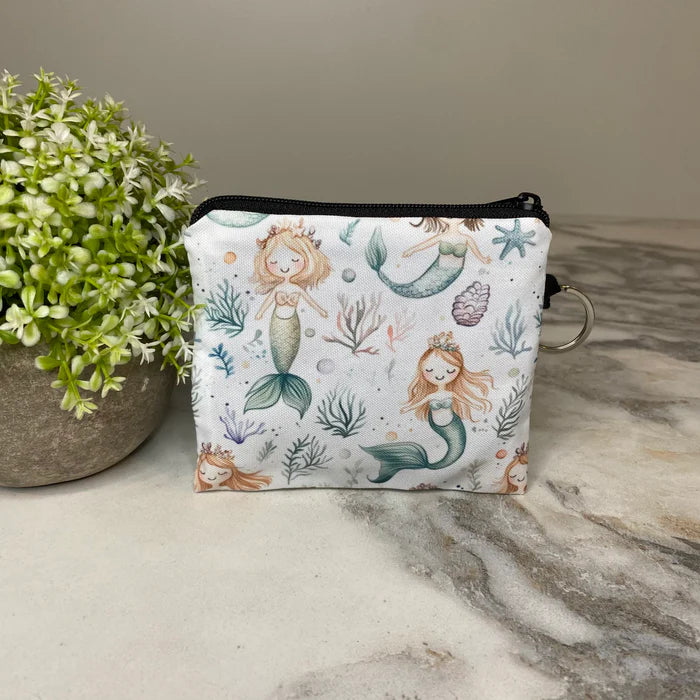 Ocean Mermaids - Mini Coin Purse Keyring